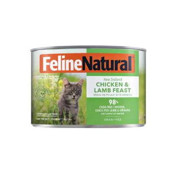 Feline Natural Canned Food Chic & Lamb Feast 170g x12
